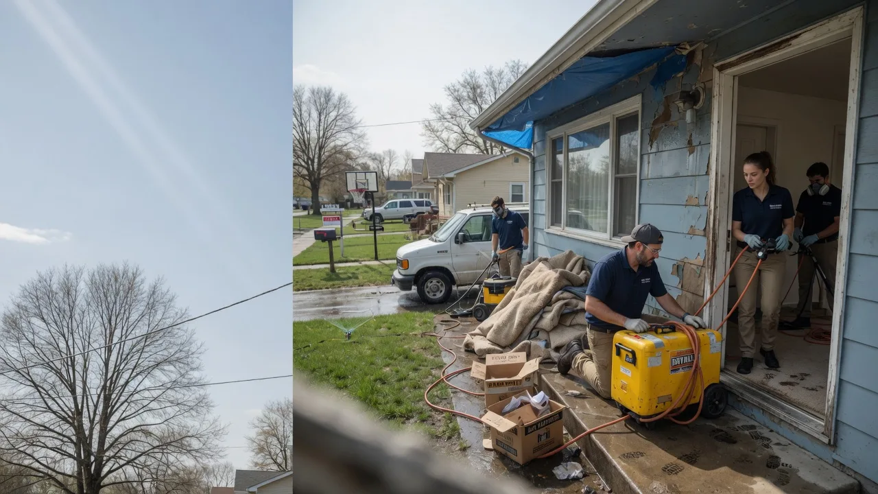Basement Flood Cleanup in Goodrich, ND near me